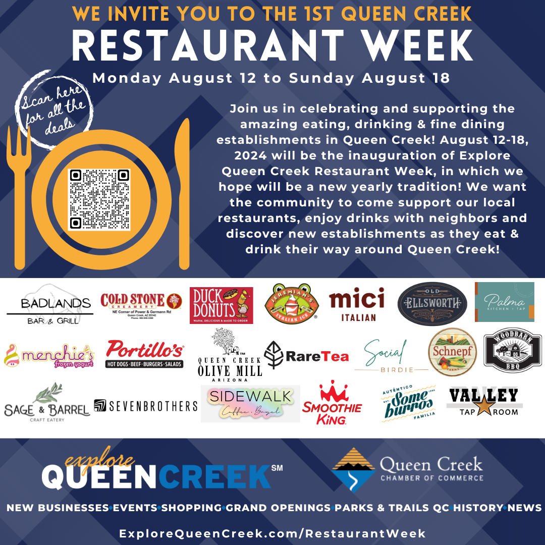 Queen Creek Chamber of Commerce hosts Queen Creek Restaurant Week