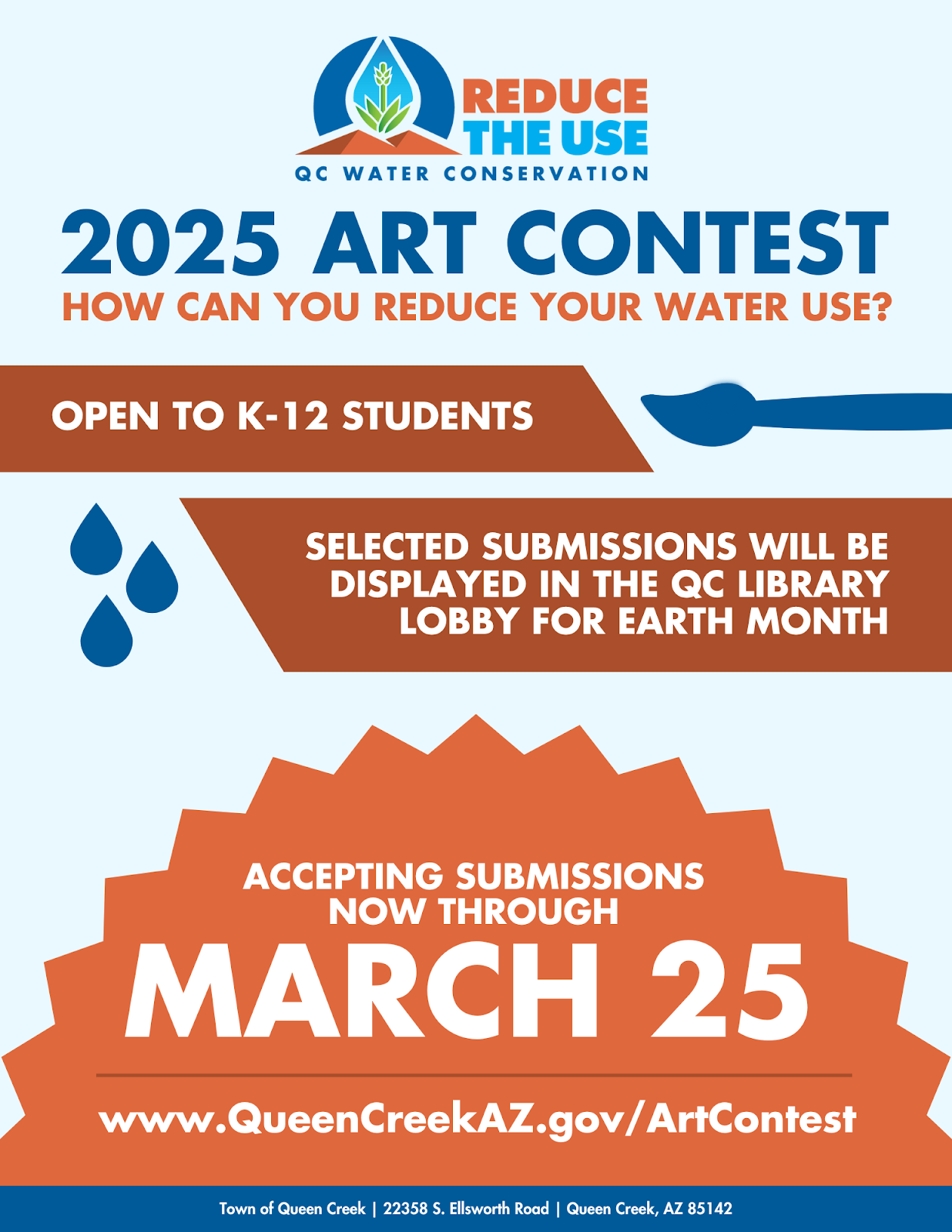 K-12 Water Conservation Art Contest Now Open