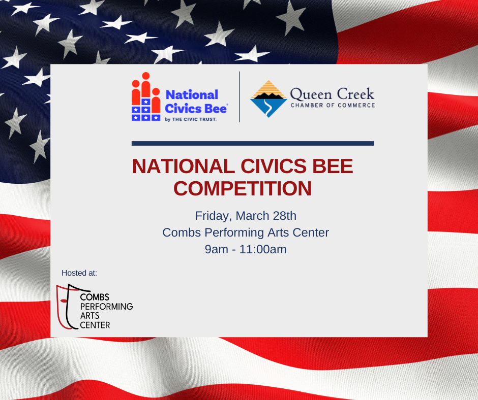 Queen Creek Chamber of Commerce to Host National Civics Bee® in Queen Creek for Middle-Schoolers