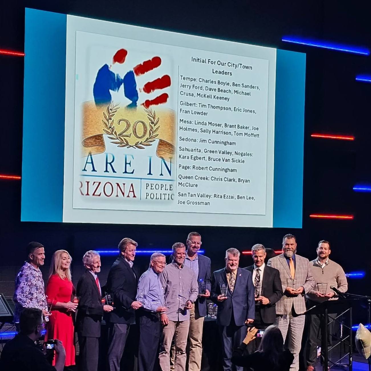 Queen Creek Chamber President & CEO Chris Clark Recognized at CARE Inc. 20th Anniversary Celebration  