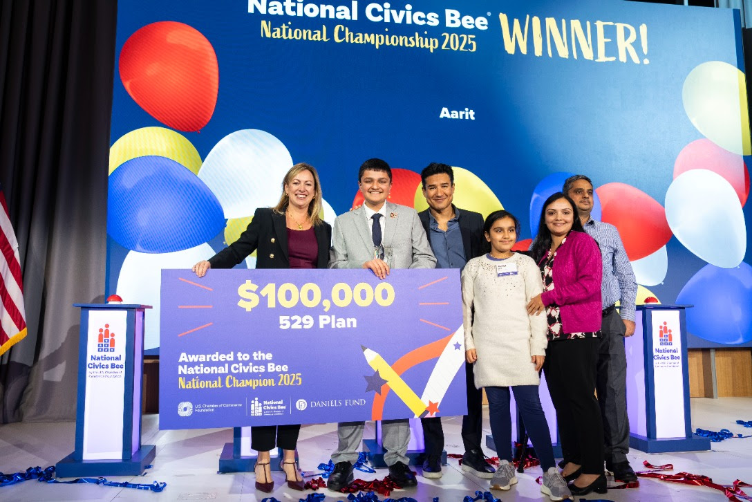 Ohio Middle School Student Wins 2025 National Civics Bee Championship