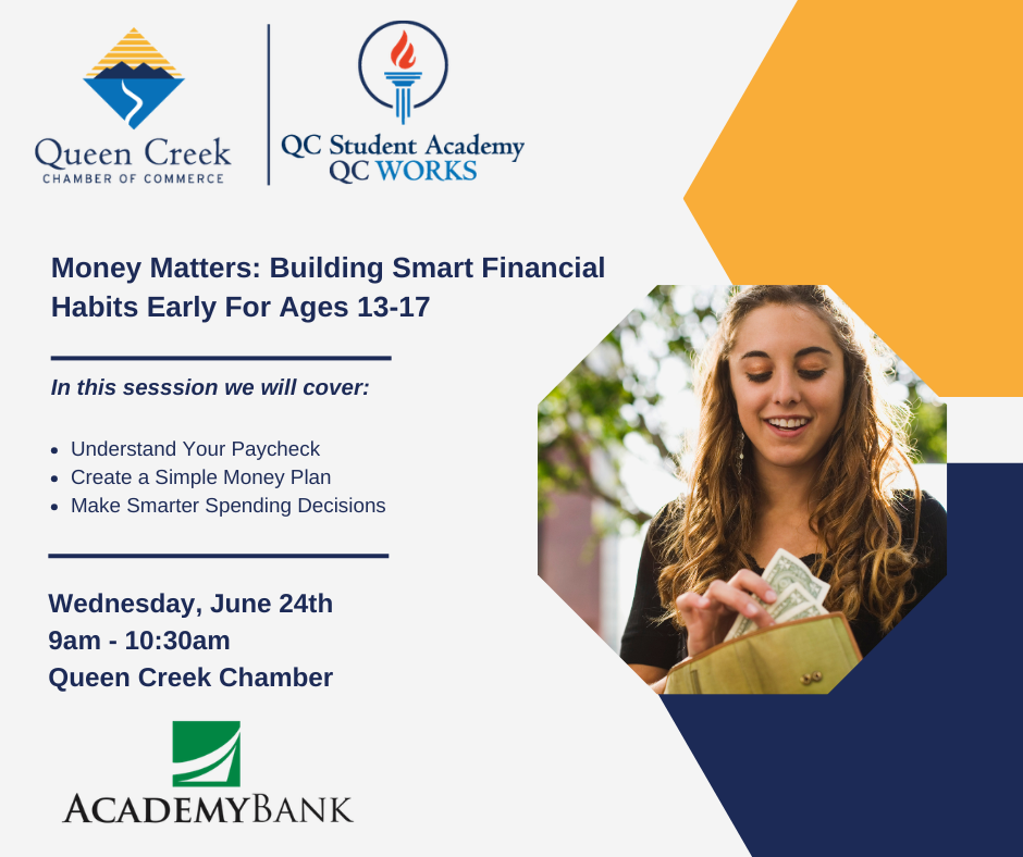 Queen Creek Chamber Launches Student Entrepreneurship Program with Financial Literacy Workshop for Teens