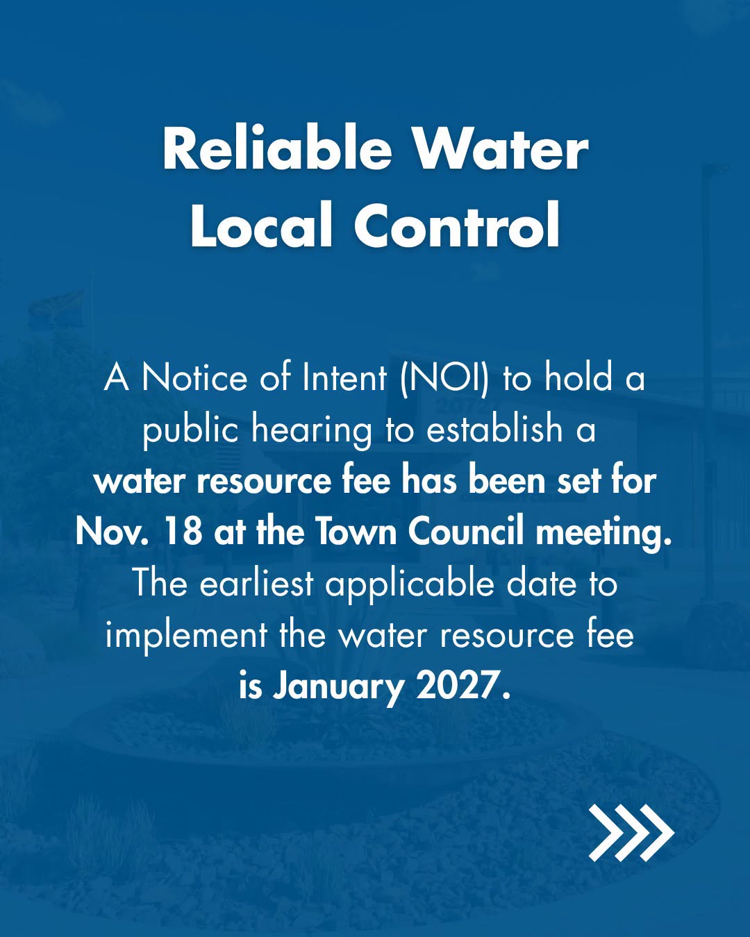 Queen Creek Sets Public Hearing for Water Resource Fee, Continuing Efforts Toward Water Self-Sufficiency
